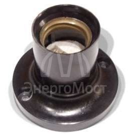 Патрон потолочный E27 ГОСТ карболит. черн. БЕЛ. ЦЕРКОВЬ E27 ФпП-01