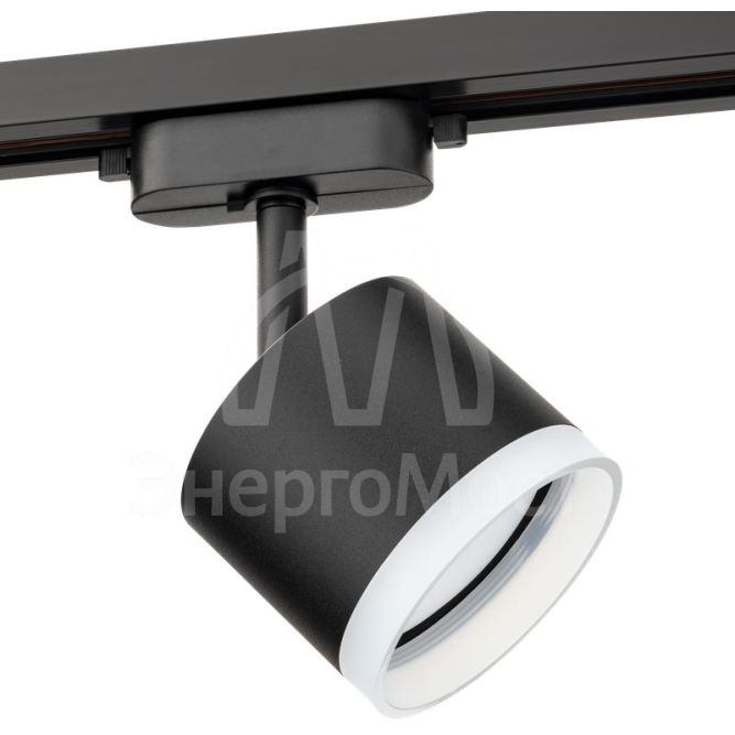 Светильник трековый ARTLINE поворотный 85х85х70мм GX53 230В алюм./пластик. 4кв.м черн. Ritter 59862 0