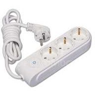 Удлинитель 3х5м с заземл. 16А защ. шторки Makel N3310063