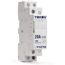 Контактор модульный 18мм 25А 230В АС 1НО 1НЗ PRIZMA TOKOV ELECTRIC TKE-PZ-MC-1-25-230-11
