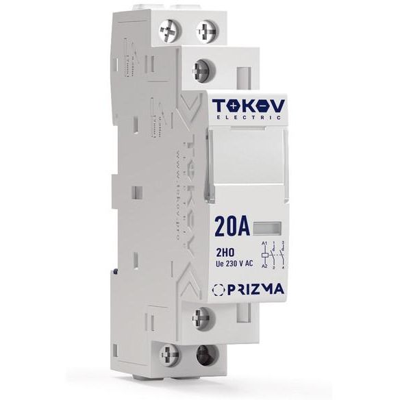Контактор модульный 18мм 25А 230В АС 1НО 1НЗ PRIZMA TOKOV ELECTRIC TKE-PZ-MC-1-25-230-11