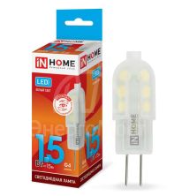 Лампа светодиодная LED-JC-VC 1.5Вт 12В G4 4000К 95лм IN HOME 4690612019758
