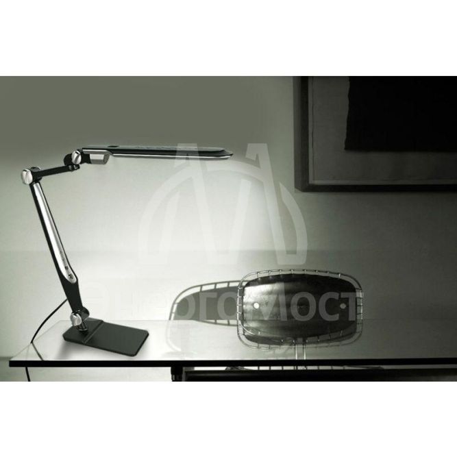 Светильник настольный KD-831 C02 LED 10Вт 230В основание+струбцина 600лм сенс. рег. яркости цветов. темп. черн. Camelion 14017