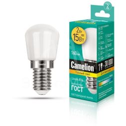 Лампа светодиодная LED2-T26/830/E14 2Вт 220В Camelion 13153