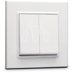 Выключатель 2-кл. СП Karea 10А IP20 бел. Makel 56001003