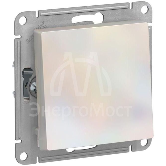 Механизм переключателя 1-кл. СП AtlasDesign 10А IP20 (сх. 6) 10AX жемчуж. SchE ATN000461