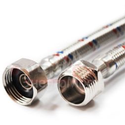 Подводка гибкая для воды 1/2дюйм В-Н 350см (30) VALFEX S/S 350сm В-Н