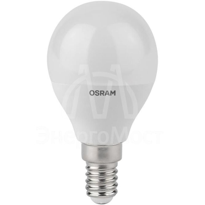 Лампа светодиодная LED Antibacterial P 7.5Вт (замена 75Вт) матовая 4000К нейтр. бел. E14 806лм угол пучка 180град. 220-240В бактерицид. покр. OSRAM 4058075561670