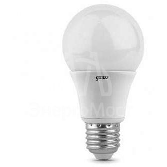 Лампа светодиодная Black A60 7Вт грушевидная 4100К бел. E27 710лм 150-265В Gauss 102502207