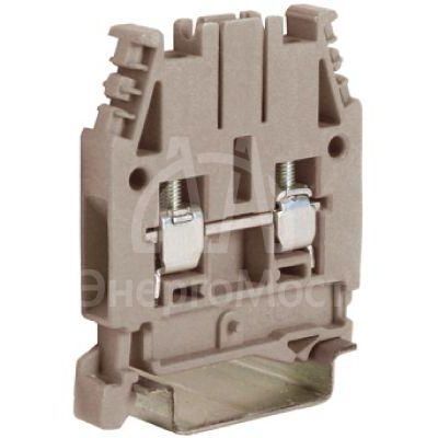 Клемма винт. CBC.4/GR 4кв.мм сер. DKC ZCBC04GR