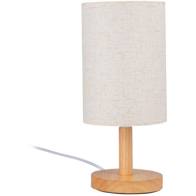 Светильник настольный JH1-01-iv 1х60Вт E27 (основа: натуральное дерево) IP20 JazzWay 5058231