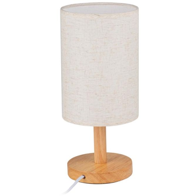 Светильник настольный JH1-01-iv 1х60Вт E27 (основа: натуральное дерево) IP20 JazzWay 5058231