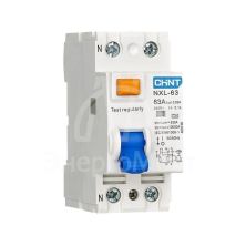 Выключатель дифференциального тока (УЗО) 1п+N 25А 30мА тип AC 6кА NXL-63 (R) CHINT 280721