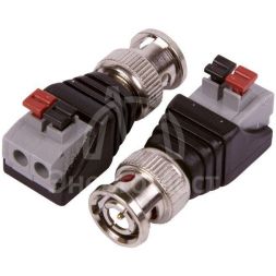 Разъем высокочастотный на кабель штекер BNC с быстрозажимной колодкой блист. Rexant 06-0062-A