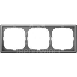 Рамка 3-м ArtGallery универс. сталь SE GAL000903