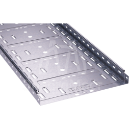 Лоток листовой перфорированный 400х100 L3000 сталь 1мм DKC 35345
