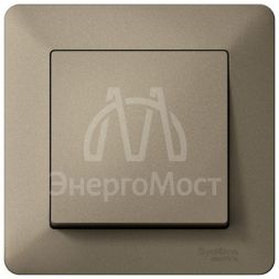 Рамка 1-м AtlasDesign Air шампань/дым. черн. SE ATN220501