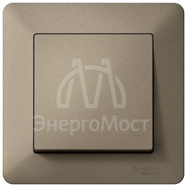 Рамка 1-м AtlasDesign Air шампань/дым. черн. SE ATN220501