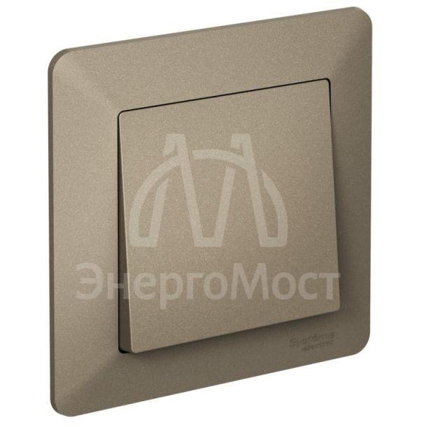 Рамка 1-м AtlasDesign Air шампань/дым. черн. SE ATN220501