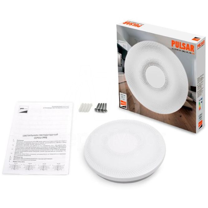 Светильник светодиодный PPB Pulsar 32Вт 4000К IP20 D320х60 JazzWay 5024748