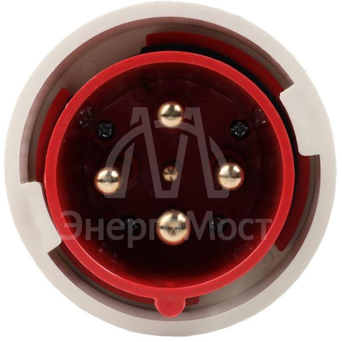 Вилка кабельная 034 63А 380AC 3P+PE 6ч IP67 КЭАЗ 222742
