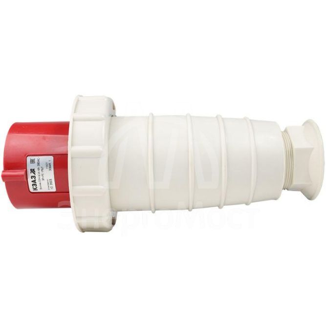 Вилка кабельная 034 63А 380AC 3P+PE 6ч IP67 КЭАЗ 222742