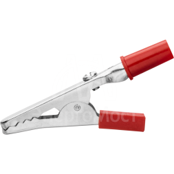 Зажим &amp;quot;крокодил&amp;quot; 5А 80 854 OAC-5A-55-R25 красн. ОНЛАЙТ 80854