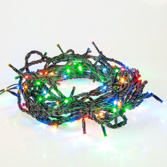 Гирлянда &amp;quot;ТВИНКЛ ЛАЙТ LED&amp;quot; (с контроллером 8 режимов) 10м 100LED 10Вт 220В IP44 мультиколор NEON-NIGHT 303-139