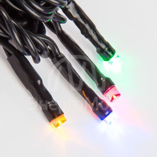 Гирлянда &amp;quot;ТВИНКЛ ЛАЙТ LED&amp;quot; (с контроллером 8 режимов) 10м 100LED 10Вт 220В IP44 мультиколор NEON-NIGHT 303-139