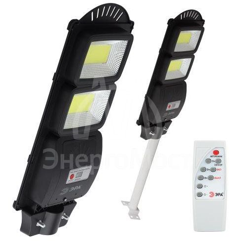 Светильник консольный 40Вт 750лм 5000К IP66 на солнечной батарее COB с кронштейном с датчиком движения ПДУ ЭРА Б0046794