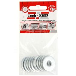 Шайба кузовная M10 цинк. DIN 9021 (уп.10шт) пакет Tech-Krep 103039