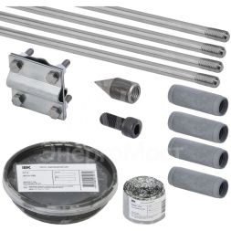 Комплект заземления верт. d16 дл.6м (4х1.5м) оцинк. сталь IEK ZKZ10-11-016-06