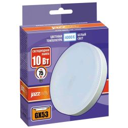 Лампа светодиодная PLED-GX53 10Вт 4000К нейтр. бел. GX53 820лм 230/50Гц JazzWay 5032873