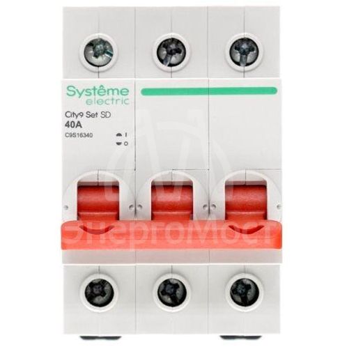 Выключатель нагрузки (ВН) 3P 40А 400В City9 Set SE C9S16340