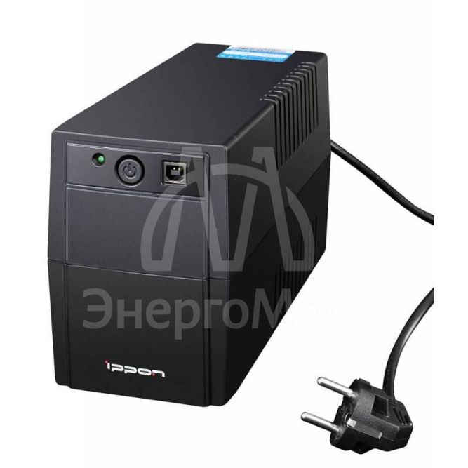 Источник бесперебойного питания Back Basic 850 480Вт 850В.А черн. IPPON 403406