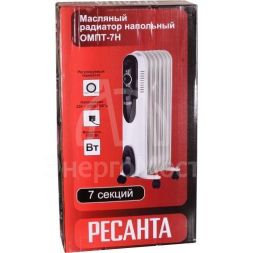 Радиатор электрич. 7 секц. масл. ОМПТ- 7Н (1.5кВт) Ресанта 67/3/3