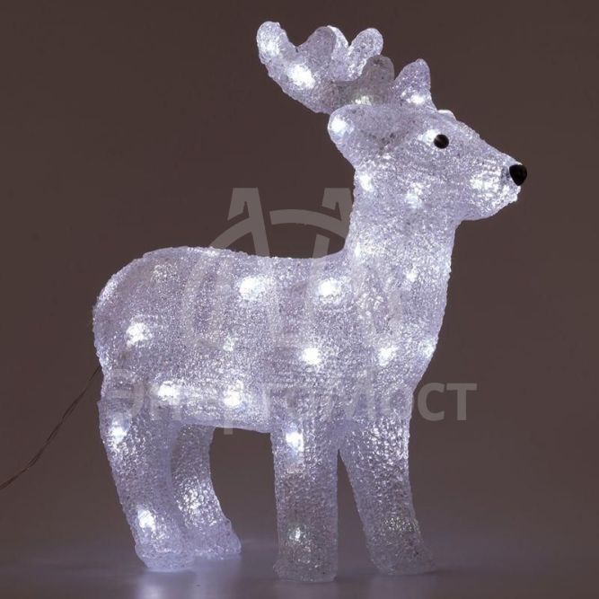 Фигура акриловая &amp;quot;Олень&amp;quot; ENIOF - 15 50 LED 10 мерцающих LED 31х13х37см IP20 Эра Б0051953