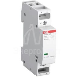 Контактор ESB16-20N-06 модульный (16А АС-1 2НО) катушка 230В AC/DC ABB 1SBE111111R0620
