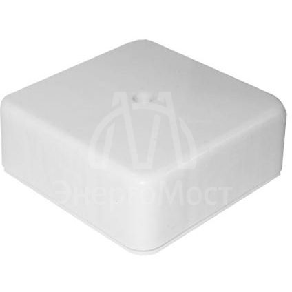 Коробка распределительная ОП 78х78х30мм IP41 крышка с винтовым креплением бел. Epplast Электропромпласт 170210