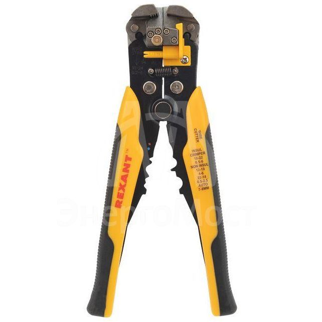 Инструмент для зачистки кабеля 0.2-6.0 и обжима након. HT-766 (TL-766) REXANT 12-4005