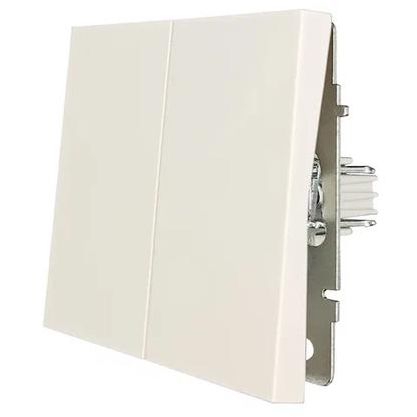 Выключатель 2-кл. СП ZIMA IP20 10А безвинт. зажим слон. кость LEZARD 704-9088-101QC