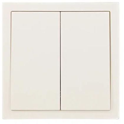 Выключатель 2-кл. СП ZIMA IP20 10А безвинт. зажим слон. кость LEZARD 704-9088-101QC