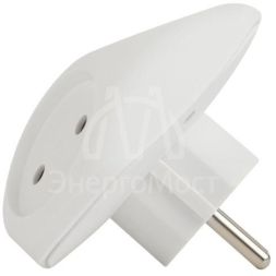 Разветвитель 3-м SPx-3-W без заземл. 10А бел. Эра Б0053481