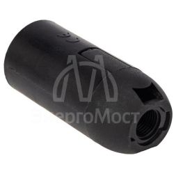 Патрон пластиковый термостойкий подвесной E14 черн. Rexant 11-8843-4