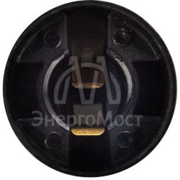 Патрон пластиковый термостойкий подвесной E14 черн. Rexant 11-8843-4