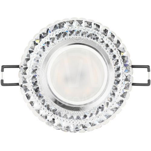 Светильник светодиодный DK LD3 SL/WH декор со светодиодной подсветкой (белый) прозр. ЭРА Б0019202