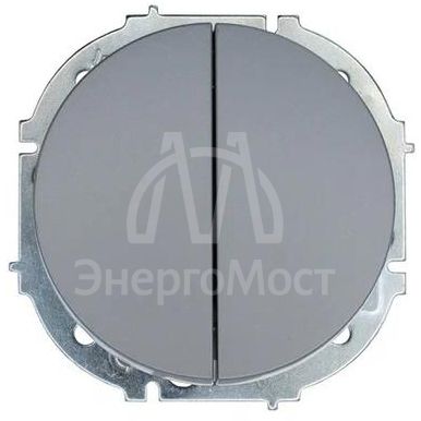 Выключатель 2-кл. СП OSEN 10А IP20 механизм сер. матов. LEZARD 743-7488-101