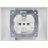 Розетка 2-м SKANDY 10А без заземл. без защ. шторок в сборе SK-R10W арктич. бел. IEK SK-R20-10-K01-F