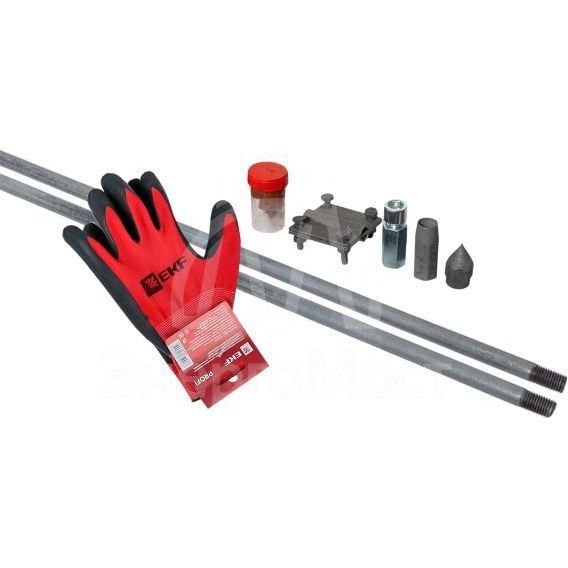 Комплект заземления вертикальный d16 дл.3м (2х1.5м) HZ PROxima EKF gc-21300