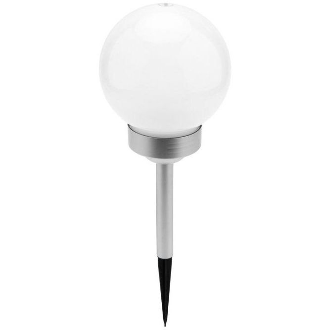 Светильник светодиодный ШАР ф150 с встроен. солнечной панелью и аккумулятором датчиком света Lamper 602-1003